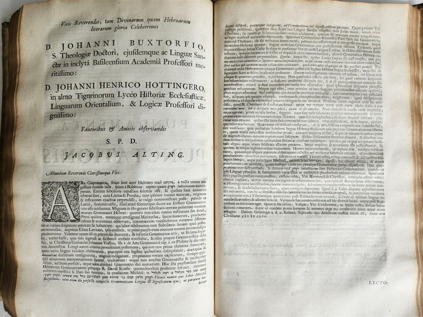 1685 5 VELLUM BOUND FOLIOS antique analytica practica problematica & philologica