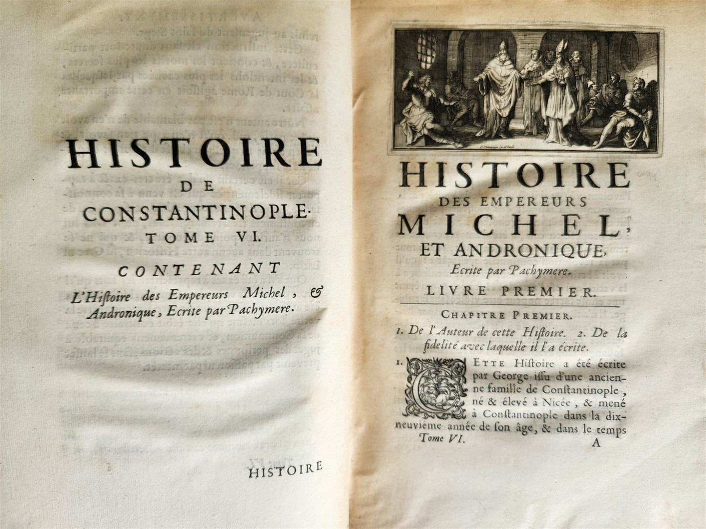 1672 HISTORY of CONSTANTINOPLE 8 VOLUMES antique in FRENCH TURKISH INTEREST