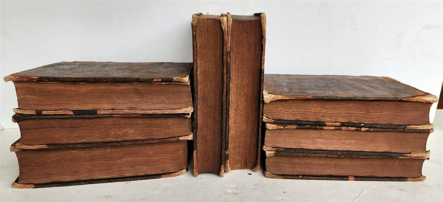 1672 HISTORY of CONSTANTINOPLE 8 VOLUMES antique in FRENCH TURKISH INTEREST