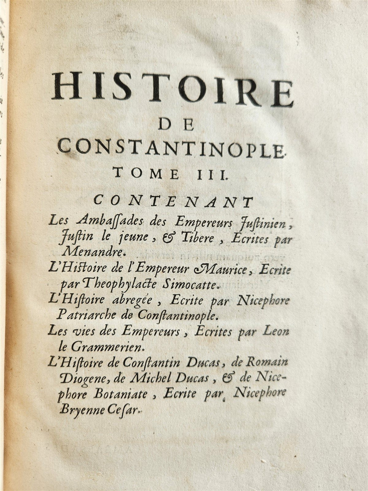 1672 HISTORY of CONSTANTINOPLE 8 VOLUMES antique in FRENCH TURKISH INTEREST