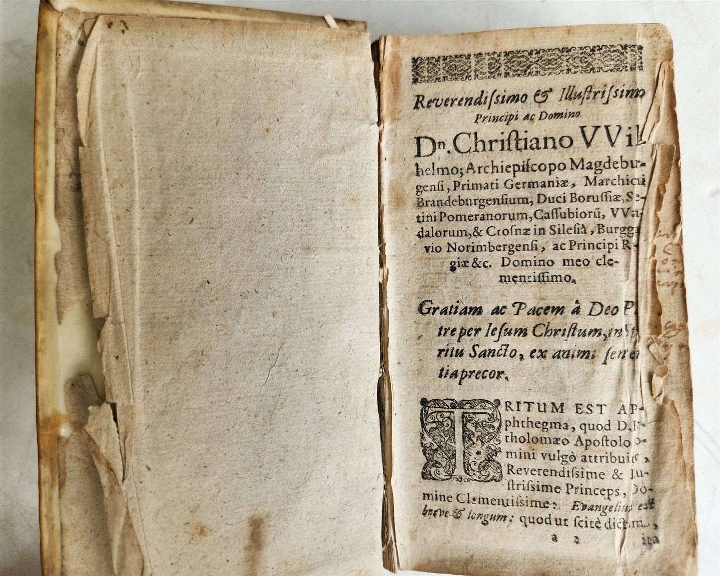 1621 ILLUSTRATED Homiliarum in Evangelia antique VELLUM BINDING