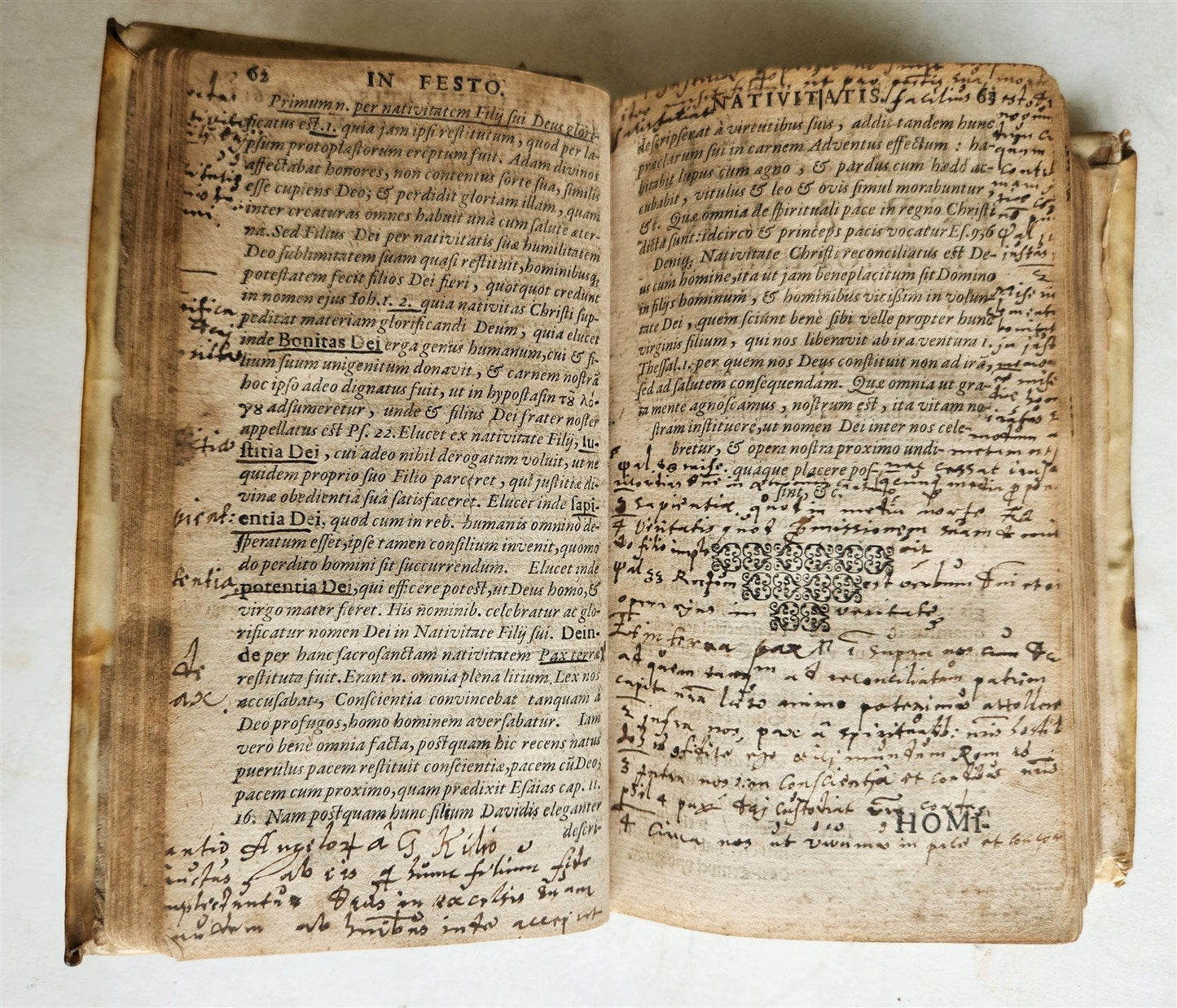 1621 ILLUSTRATED Homiliarum in Evangelia antique VELLUM BINDING