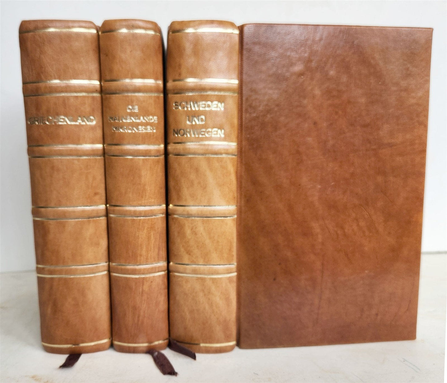 1830s ILLUSTRATED TRAVELS to MICRONESIA SWEDEN NORWAY GREECE antique 3 VOLUMES