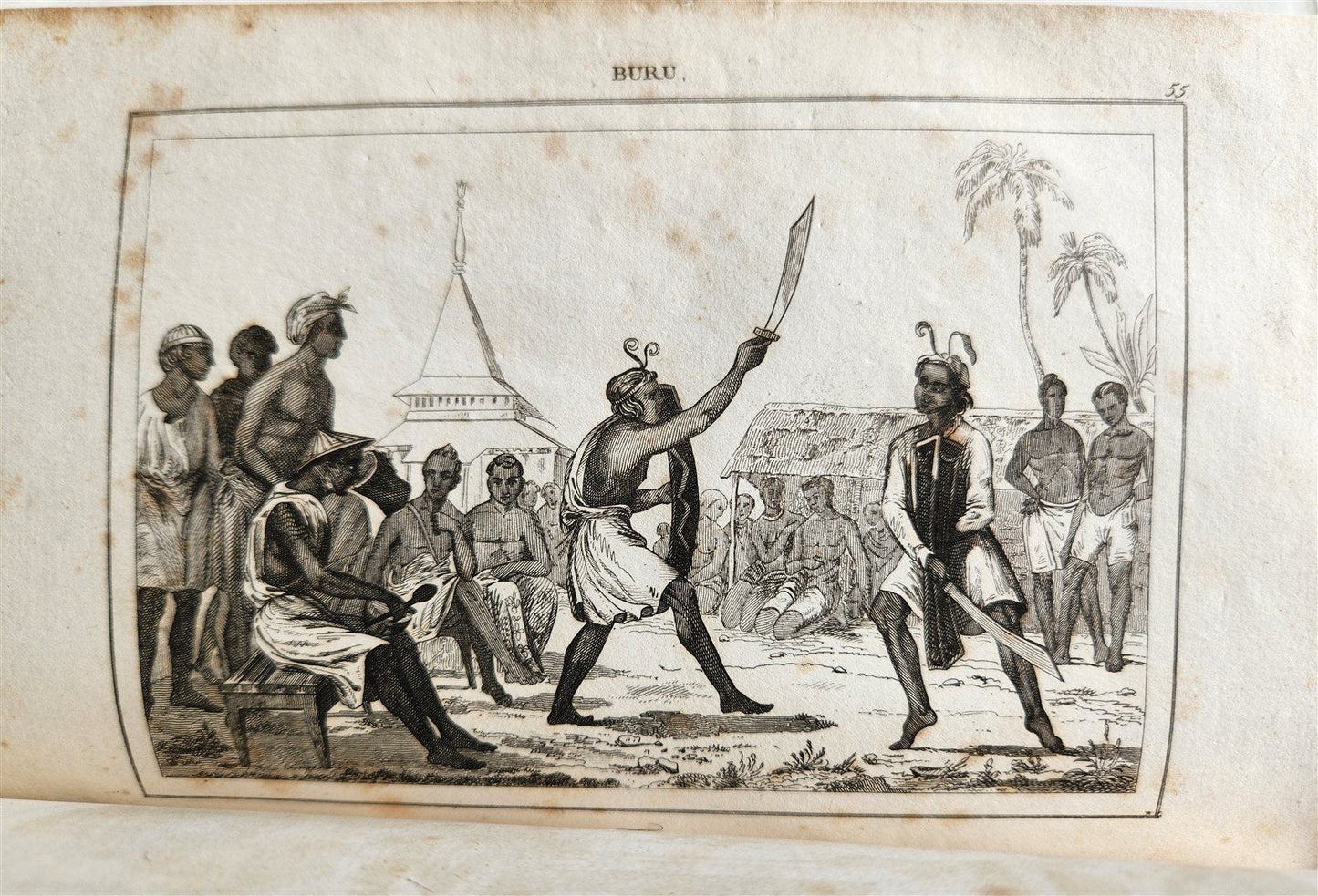 1830s ILLUSTRATED TRAVELS to MICRONESIA SWEDEN NORWAY GREECE antique 3 VOLUMES