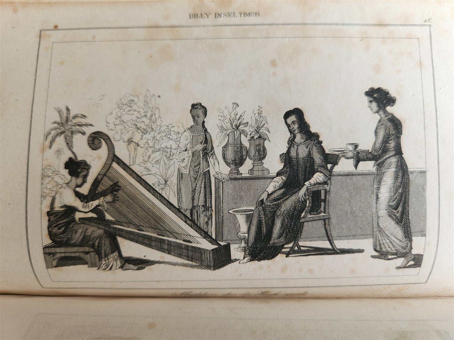 1830s ILLUSTRATED TRAVELS to MICRONESIA SWEDEN NORWAY GREECE antique 3 VOLUMES