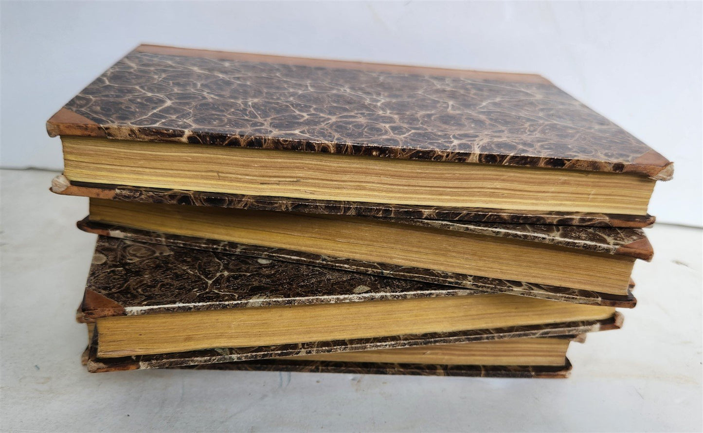 1834 MEMOIRES & VOYAGES of CAPTAIN BASIL HALL antique 4 VOLUMES w/ provenance