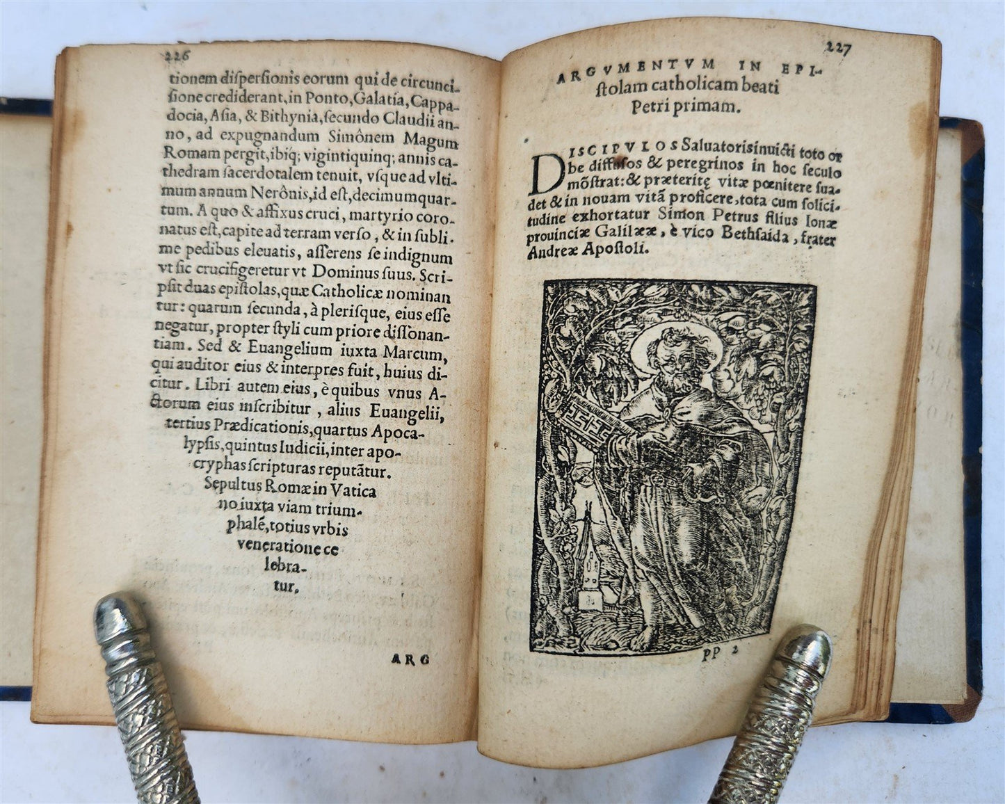 1546 BIBLE in LATIN FULLY ILLUSTRATED antique RARE pocket size NEW TESTAMENT