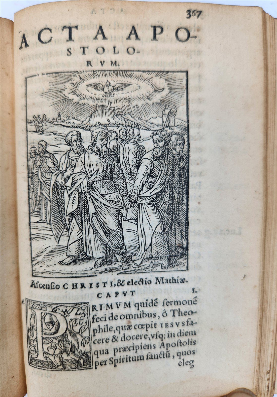 1546 BIBLE in LATIN FULLY ILLUSTRATED antique RARE pocket size NEW TESTAMENT