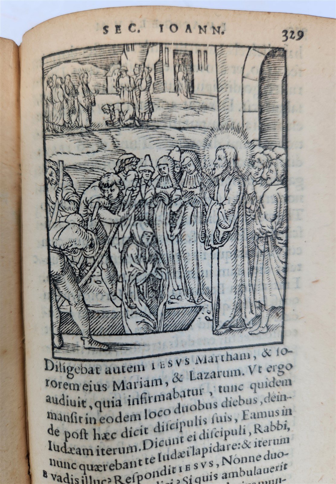 1546 BIBLE in LATIN FULLY ILLUSTRATED antique RARE pocket size NEW TESTAMENT