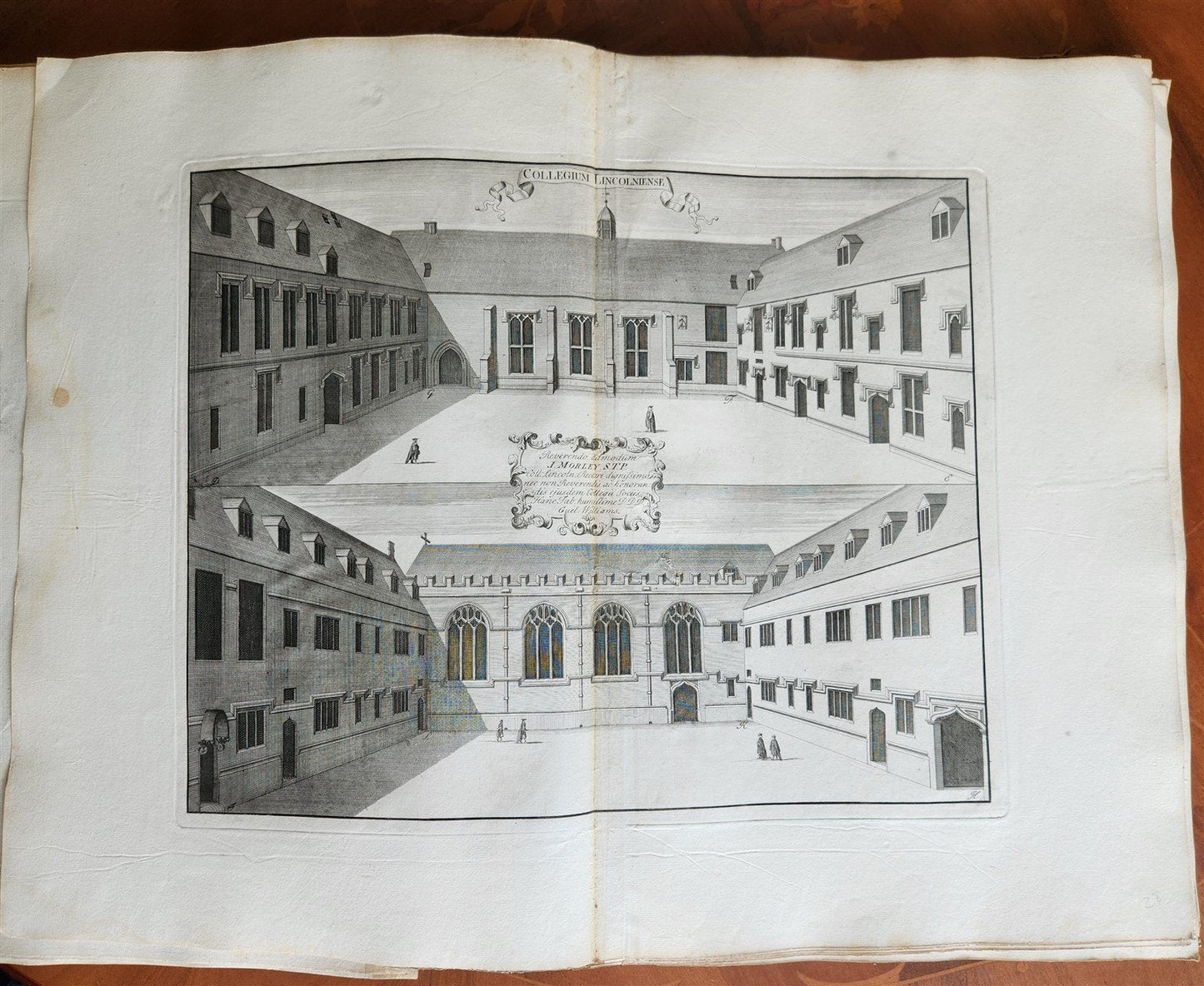 1733 OXONIA DEPICTA 58 OXFORD UNIVERSITY ENGRAVINGS antique LARGE FOLIO Williams