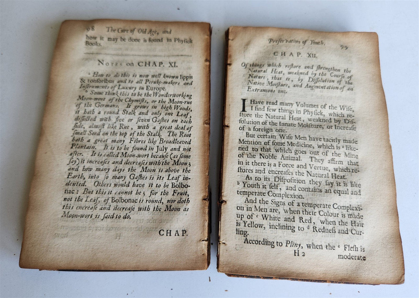 1683 CURE of OLD AGE & PRESERVATION of YOUTH by Roger Bacon antique in ENGLISH