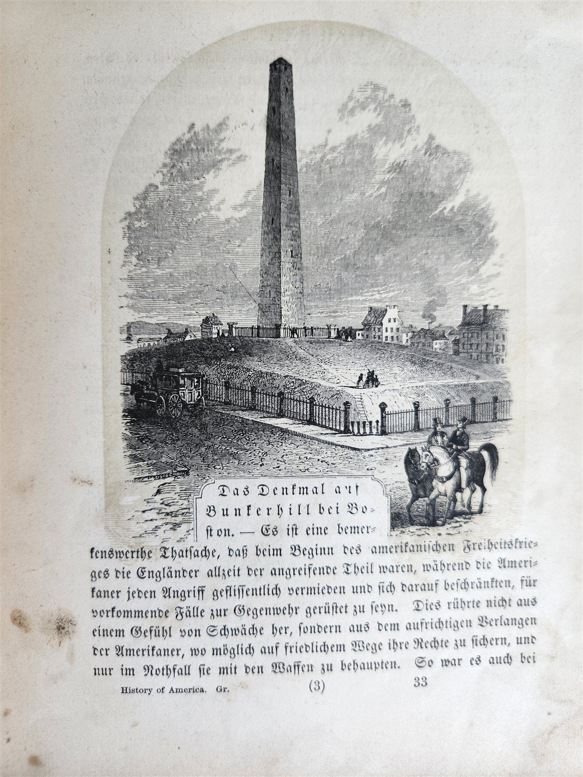 1866 PICTURES from HISTORY of AMERICA antique BILDER AUS DER GESCHICHTE AMERIKAS