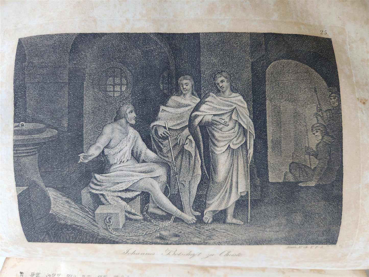 1828 BIBLE in GERMAN ILLUSTRATED antique PHILADELPHIA AMERICANA