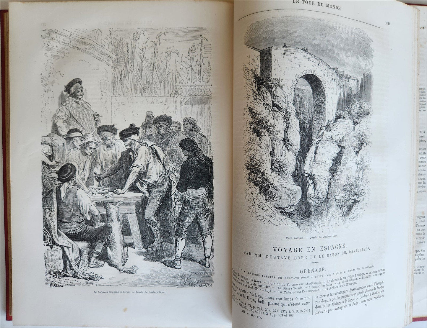 1865 HISTORY of VOYAGES ILLUSTRATED antique Russia Africa New Zealand S. America