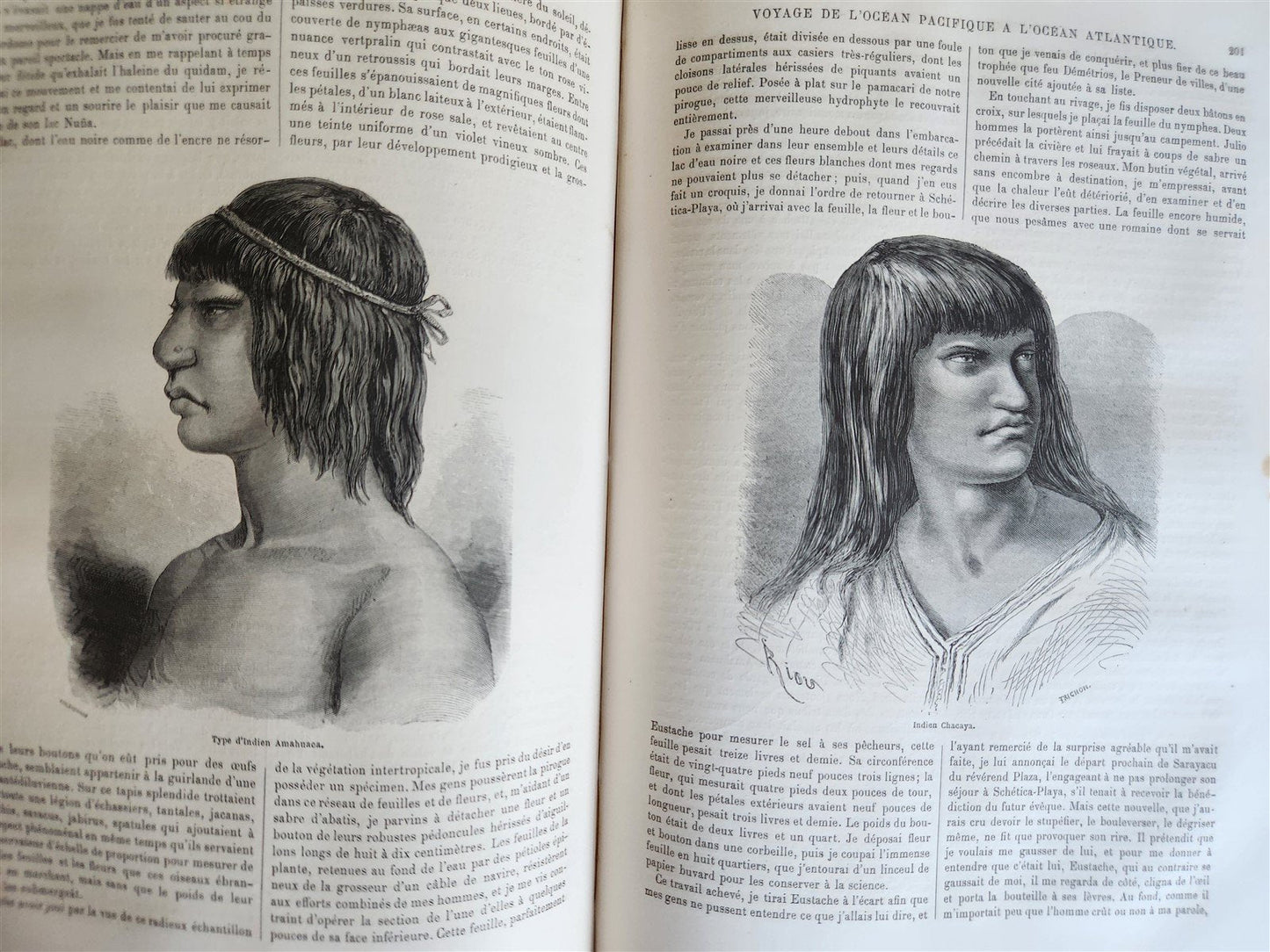 1865 HISTORY of VOYAGES ILLUSTRATED antique Russia Africa New Zealand S. America