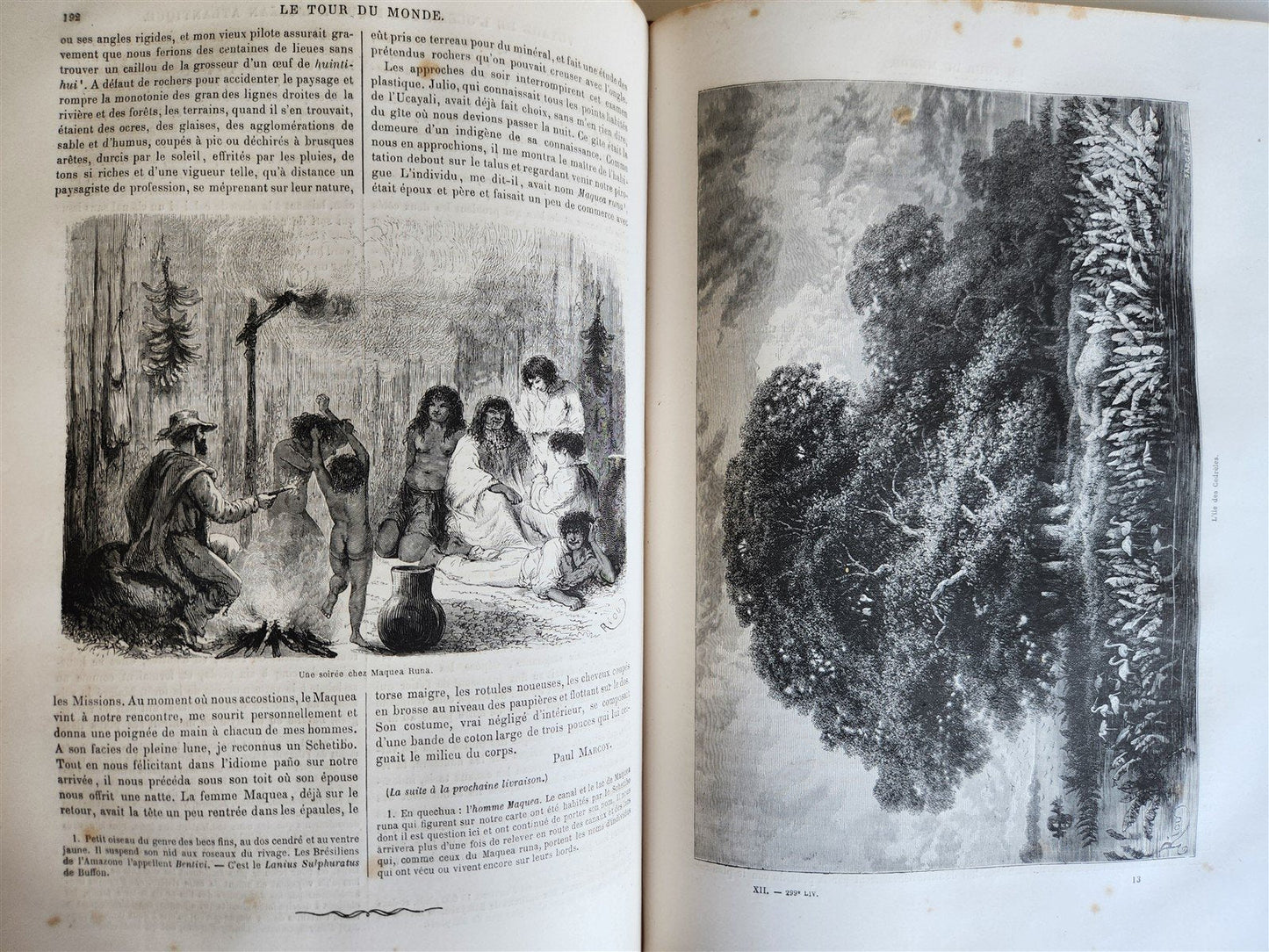 1865 HISTORY of VOYAGES ILLUSTRATED antique Russia Africa New Zealand S. America