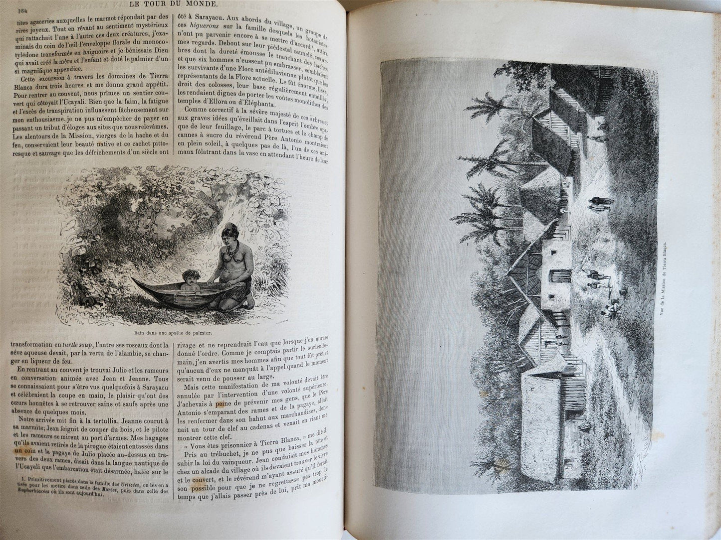1865 HISTORY of VOYAGES ILLUSTRATED antique Russia Africa New Zealand S. America