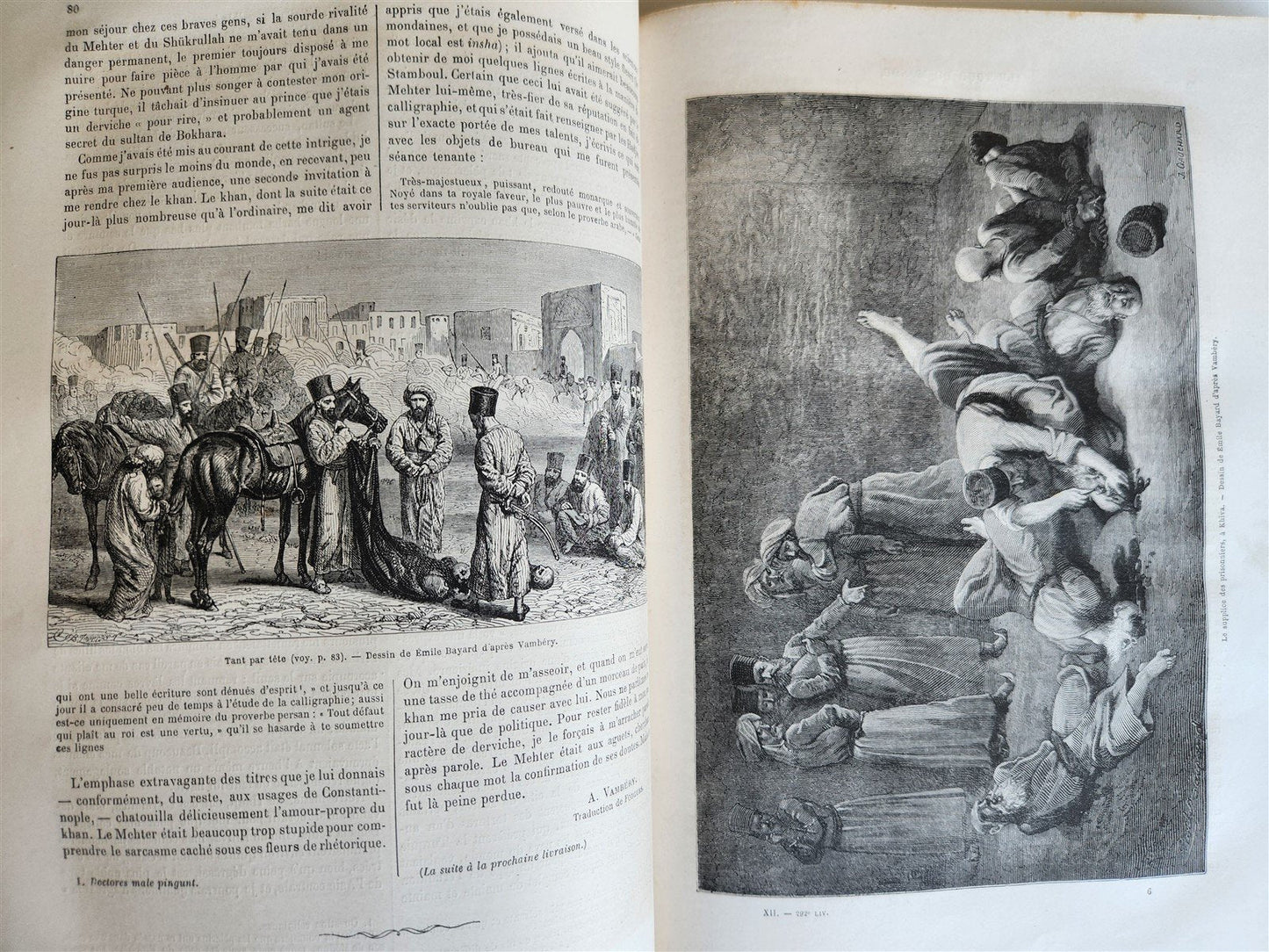 1865 HISTORY of VOYAGES ILLUSTRATED antique Russia Africa New Zealand S. America