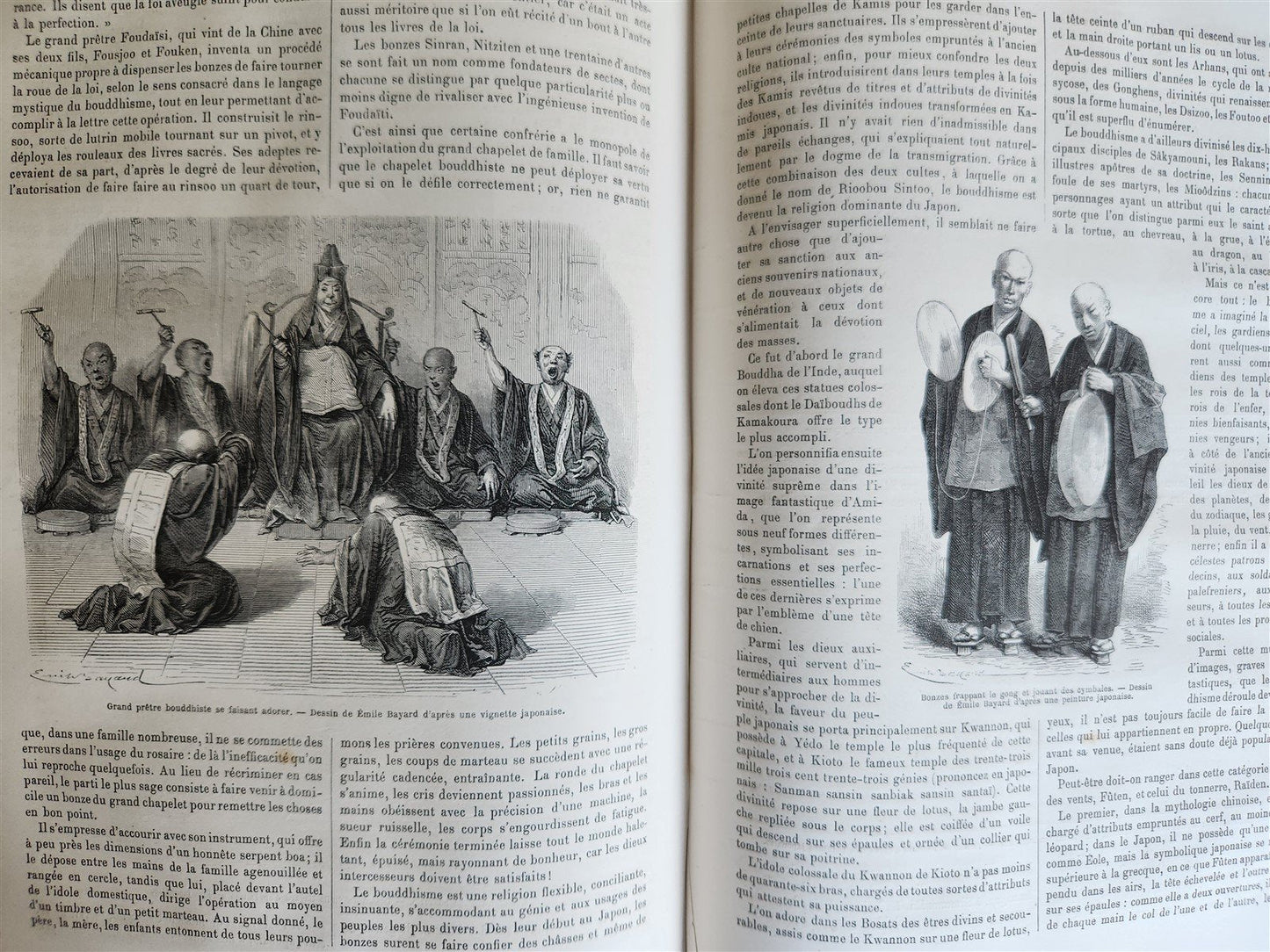1866 HISTORY of VOYAGES ILLUSTRATED antique JAPAN & SOUTH AMERICA TRAVELS