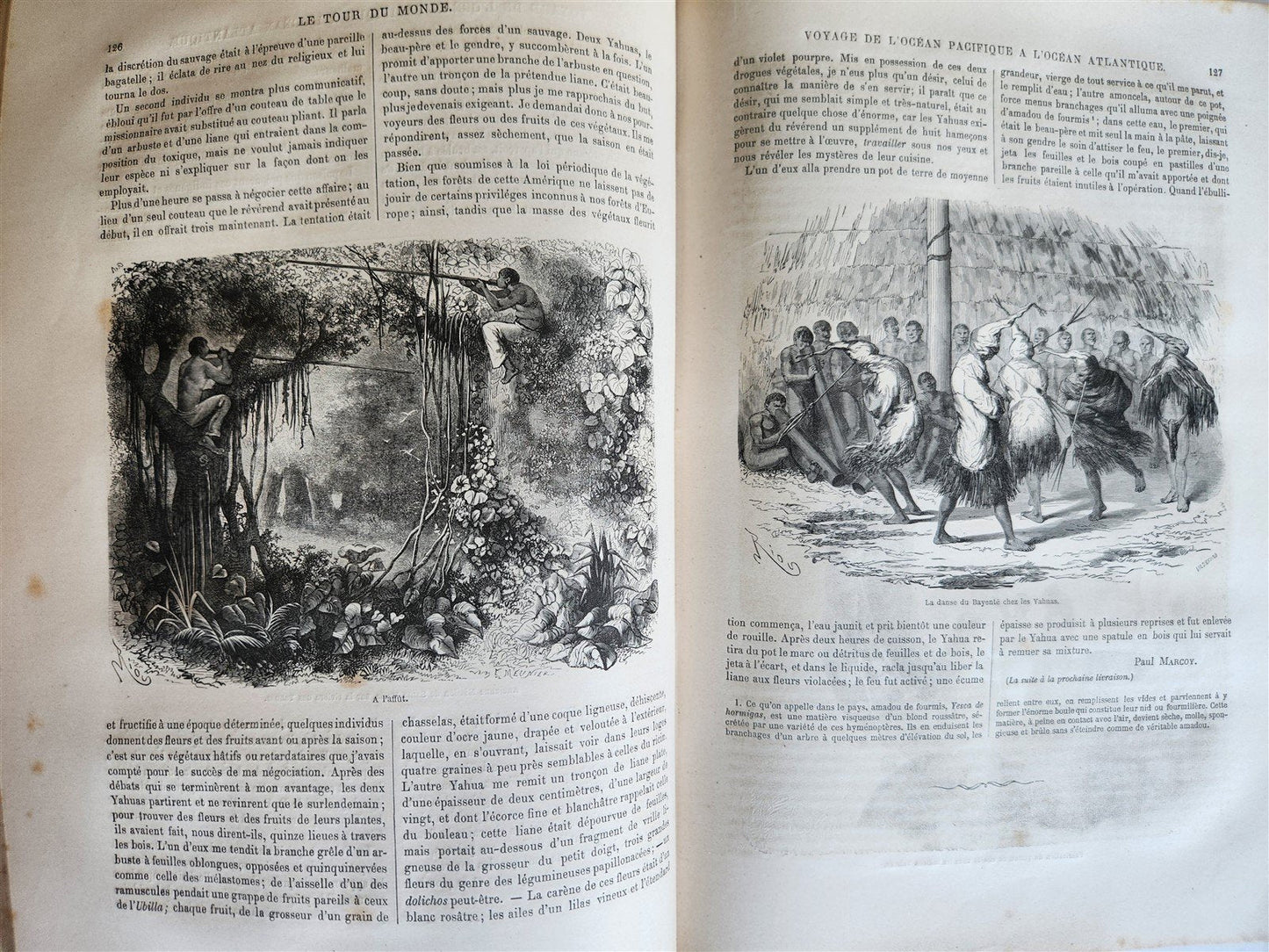 1866 HISTORY of VOYAGES ILLUSTRATED antique JAPAN & SOUTH AMERICA TRAVELS