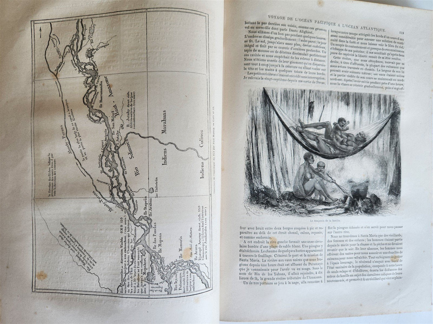 1866 HISTORY of VOYAGES ILLUSTRATED antique JAPAN & SOUTH AMERICA TRAVELS