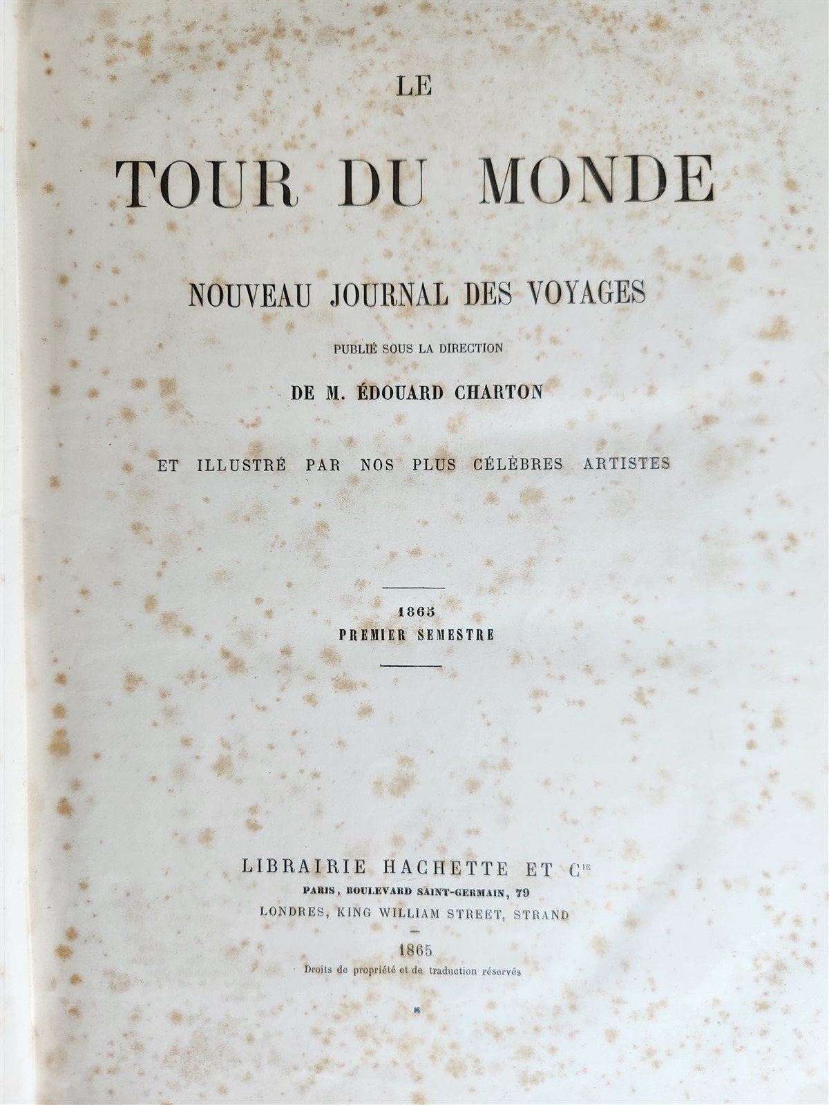 1865 HISTORY of VOYAGES ILLUSTRATED antique RUSSIA AFRICA NEW ZEALAND S. AMERICA