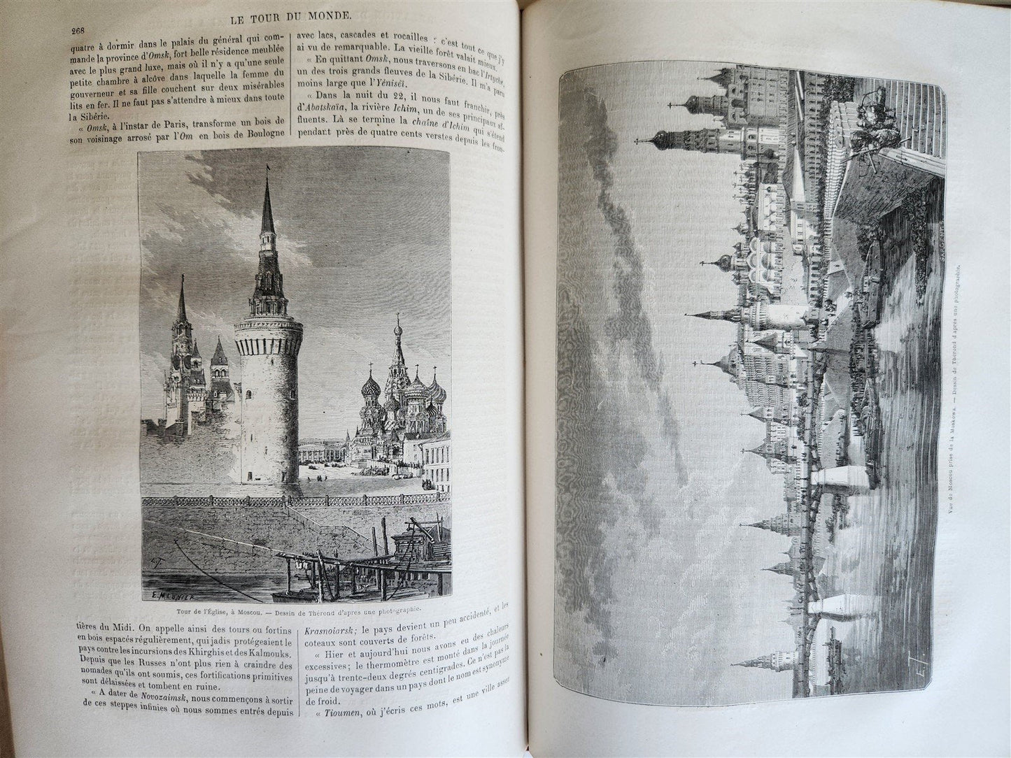 1865 HISTORY of VOYAGES ILLUSTRATED antique RUSSIA AFRICA NEW ZEALAND S. AMERICA