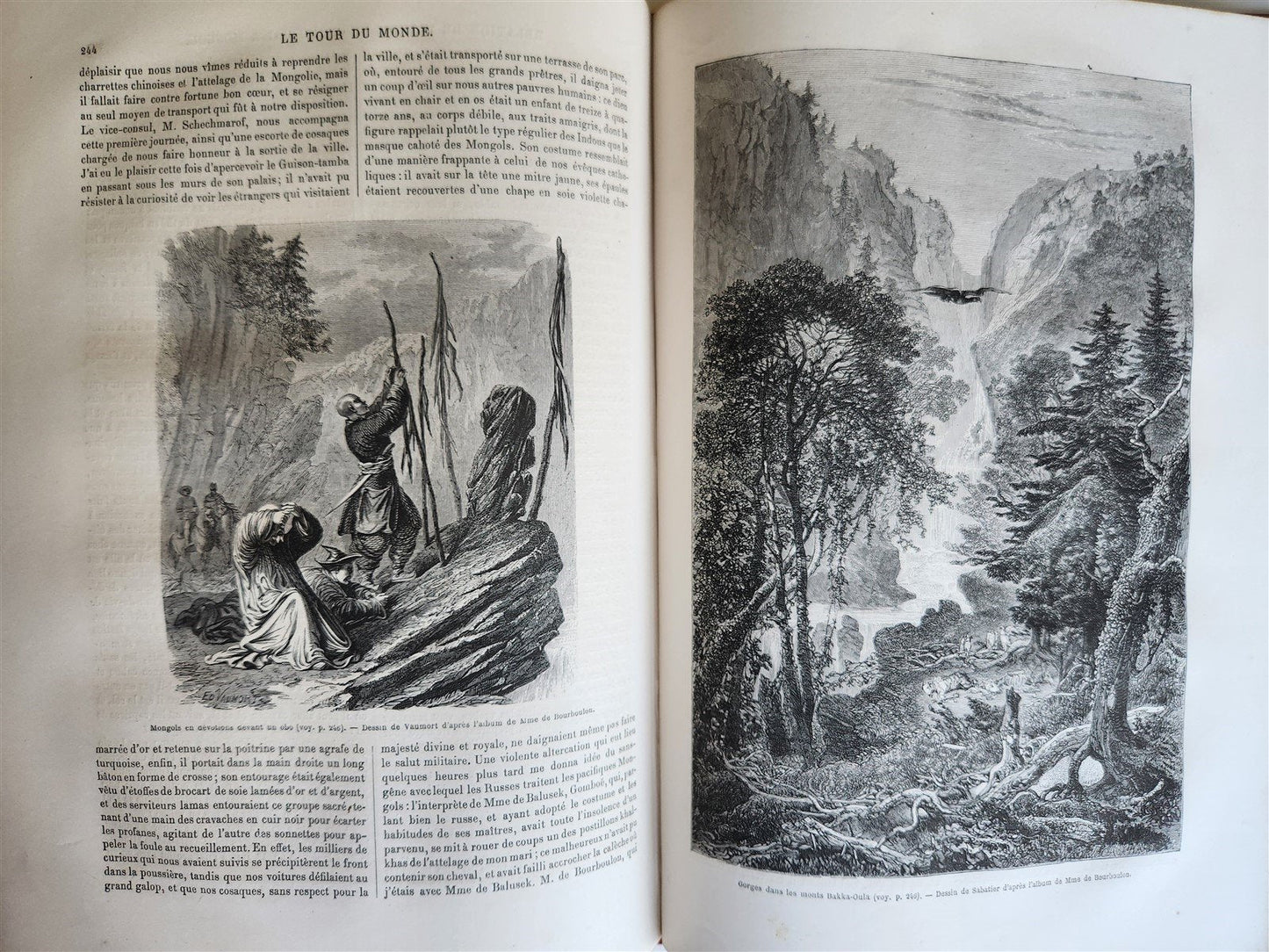 1865 HISTORY of VOYAGES ILLUSTRATED antique RUSSIA AFRICA NEW ZEALAND S. AMERICA