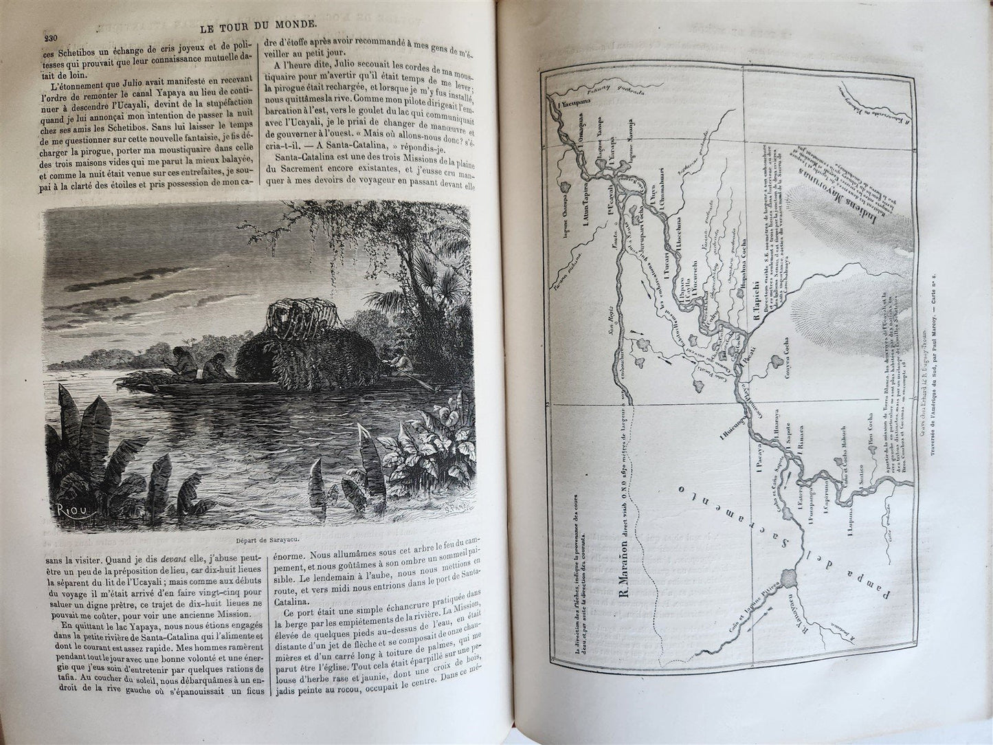 1865 HISTORY of VOYAGES ILLUSTRATED antique RUSSIA AFRICA NEW ZEALAND S. AMERICA