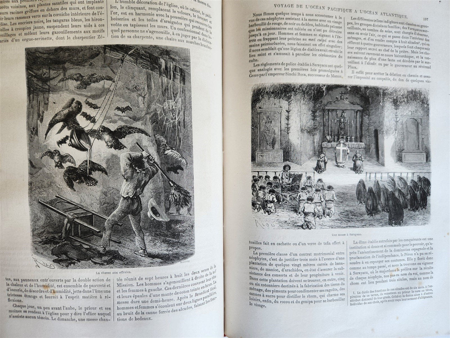 1865 HISTORY of VOYAGES ILLUSTRATED antique RUSSIA AFRICA NEW ZEALAND S. AMERICA