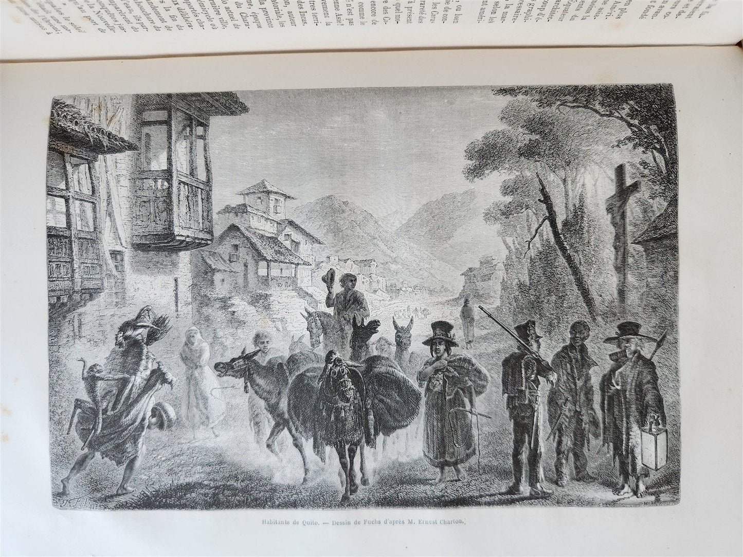 1867 HISTORY of VOYAGES ILLUSTRATED antique AFRICA and SOUTH AMERICA TRAVELS
