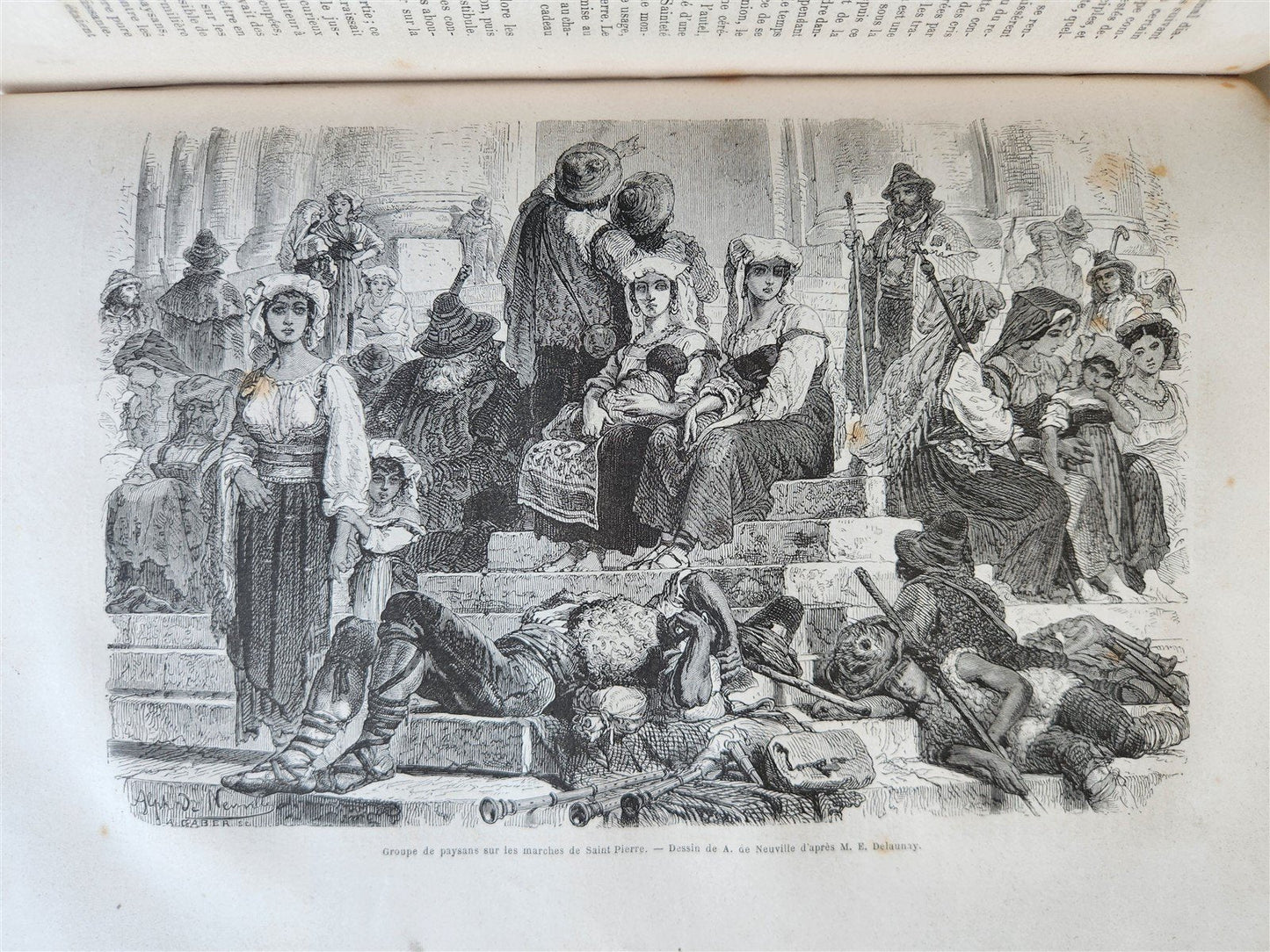 1867 HISTORY of VOYAGES ILLUSTRATED antique AFRICA and SOUTH AMERICA TRAVELS