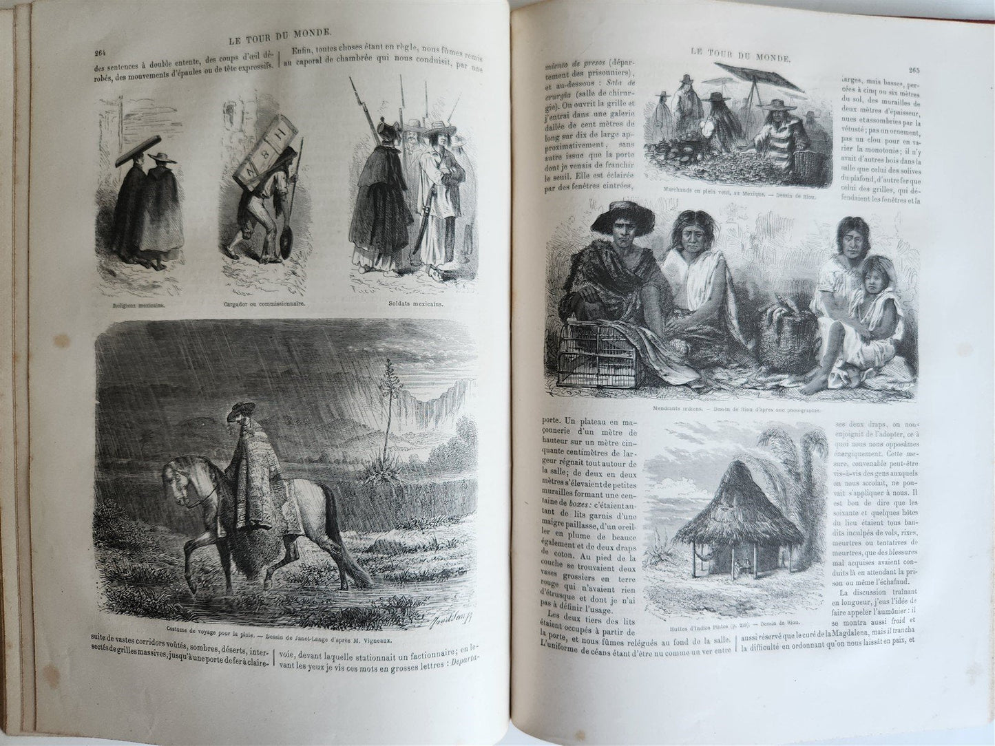 1862 HISTORY of VOYAGES ILLUSTRATED antique NORTH AMERICA CALIFORNIA BORNEO