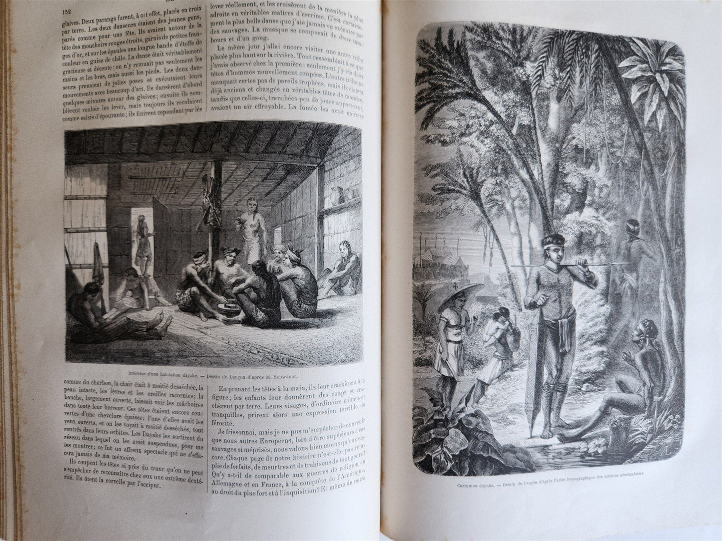 1862 HISTORY of VOYAGES ILLUSTRATED antique NORTH AMERICA CALIFORNIA BORNEO