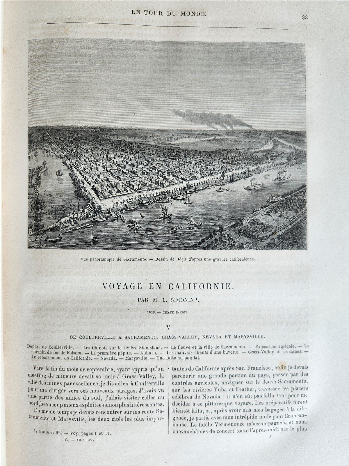 1862 HISTORY of VOYAGES ILLUSTRATED antique NORTH AMERICA CALIFORNIA BORNEO