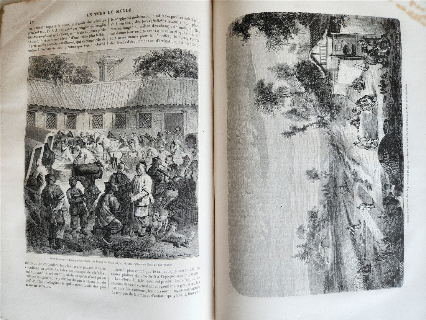 1864 HISTORY of VOYAGES ILLUSTRATED antique CHINA INDIA JAVA SOUTH AMERICA etc.