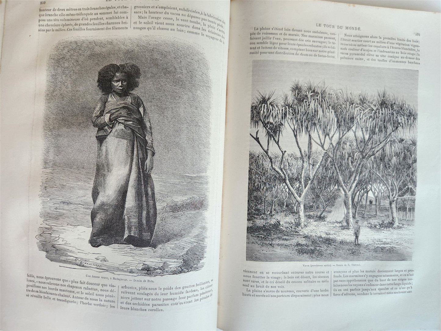 1864 HISTORY of VOYAGES ILLUSTRATED antique CHINA INDIA JAVA SOUTH AMERICA etc.