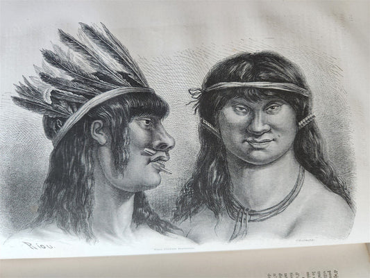 1864 HISTORY of VOYAGES ILLUSTRATED antique CHINA INDIA JAVA SOUTH AMERICA etc.