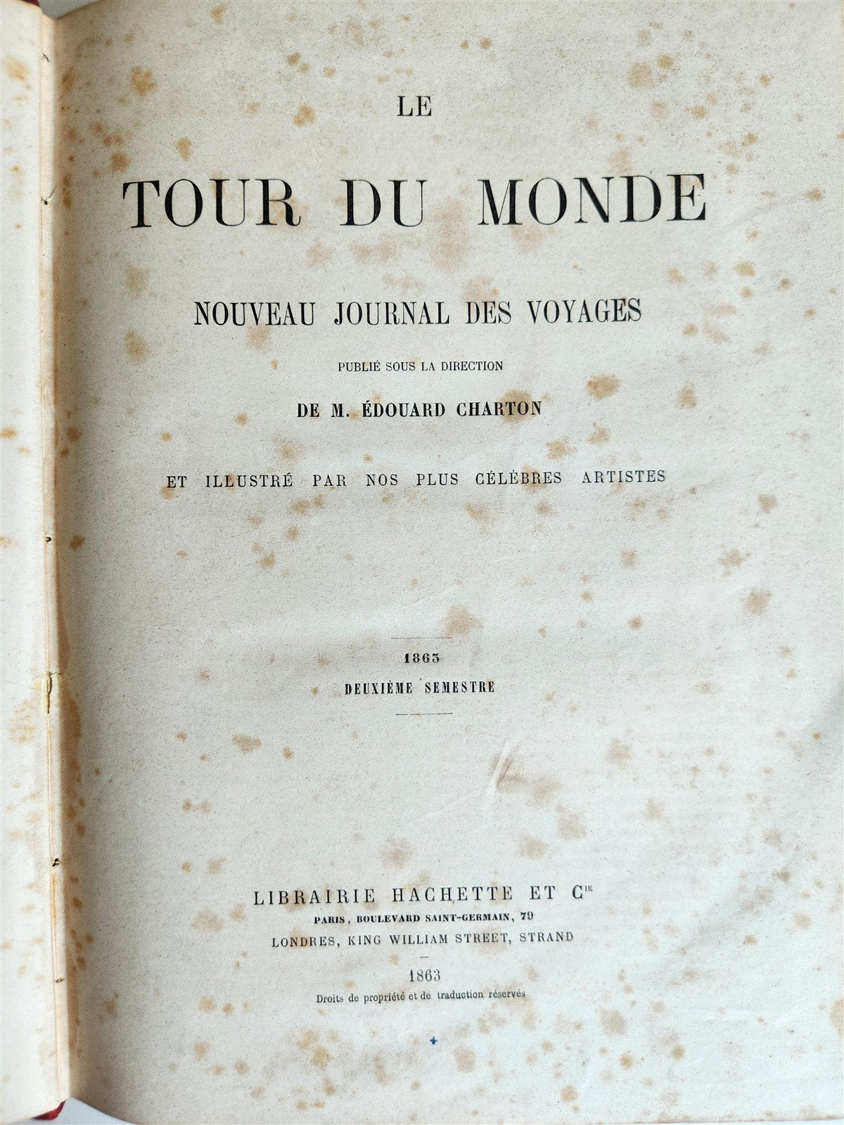 1863 HISTORY of VOYAGES ILLUSTRATED antique SIAM UNITED STATES INDIA TURKEY