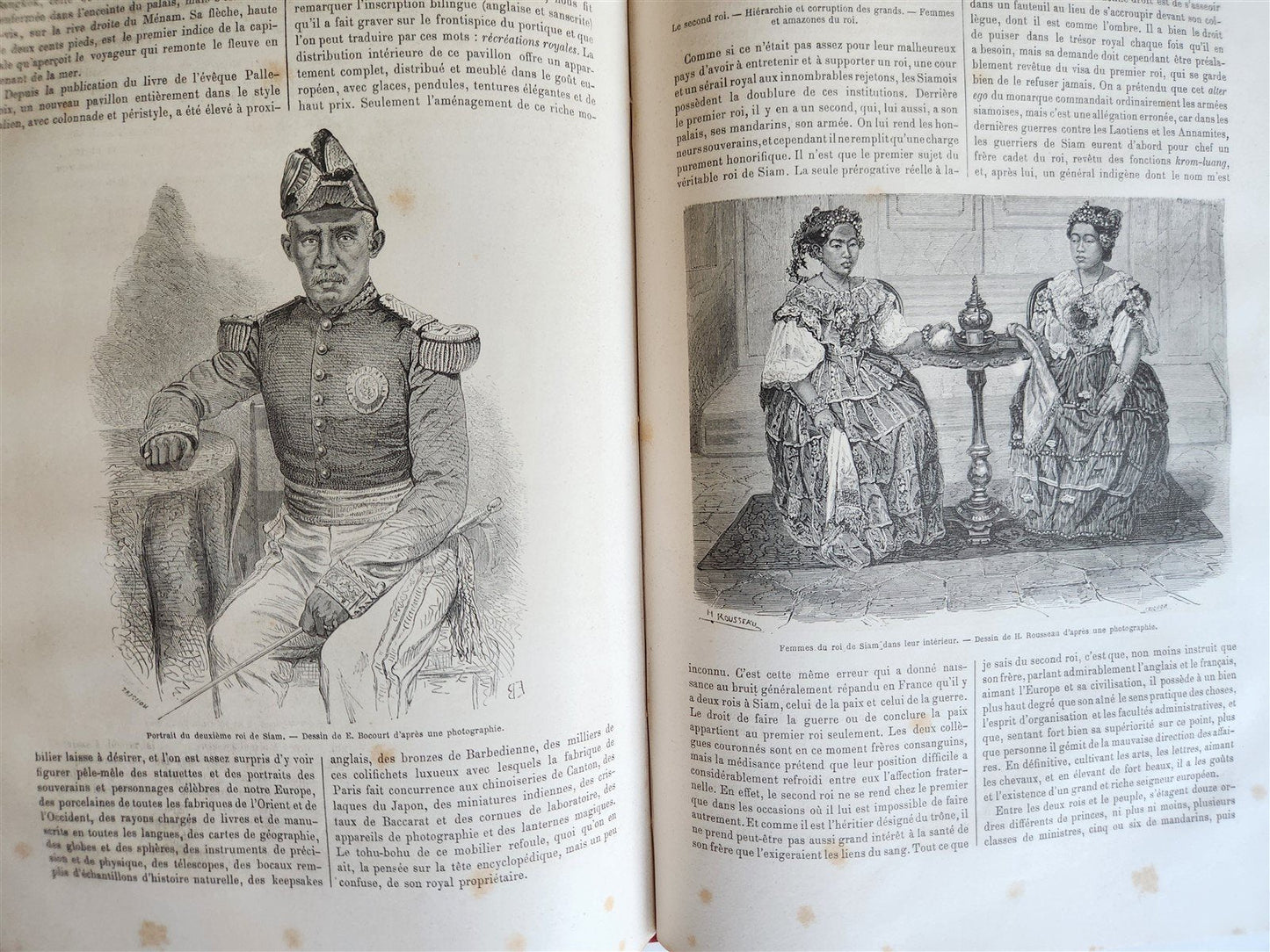 1863 HISTORY of VOYAGES ILLUSTRATED antique SIAM UNITED STATES INDIA TURKEY