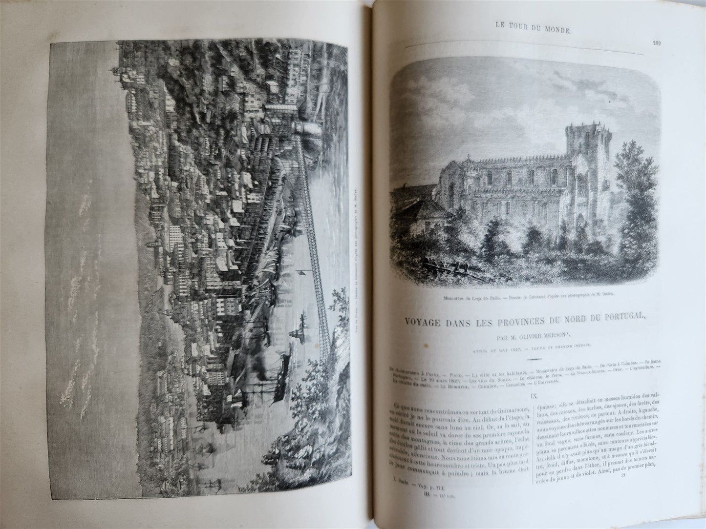 1861 HISTORY of VOYAGES ILLUSTRATED antique USA CANADA SENEGAL AUSTRALIA TRAVELS