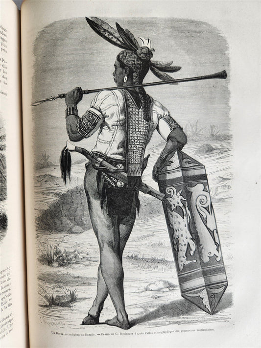 1861 HISTORY VOYAGES ILLUSTRATED antique CENTRAL ASIA AFGHANISTAN BRAZIL RUSSIA