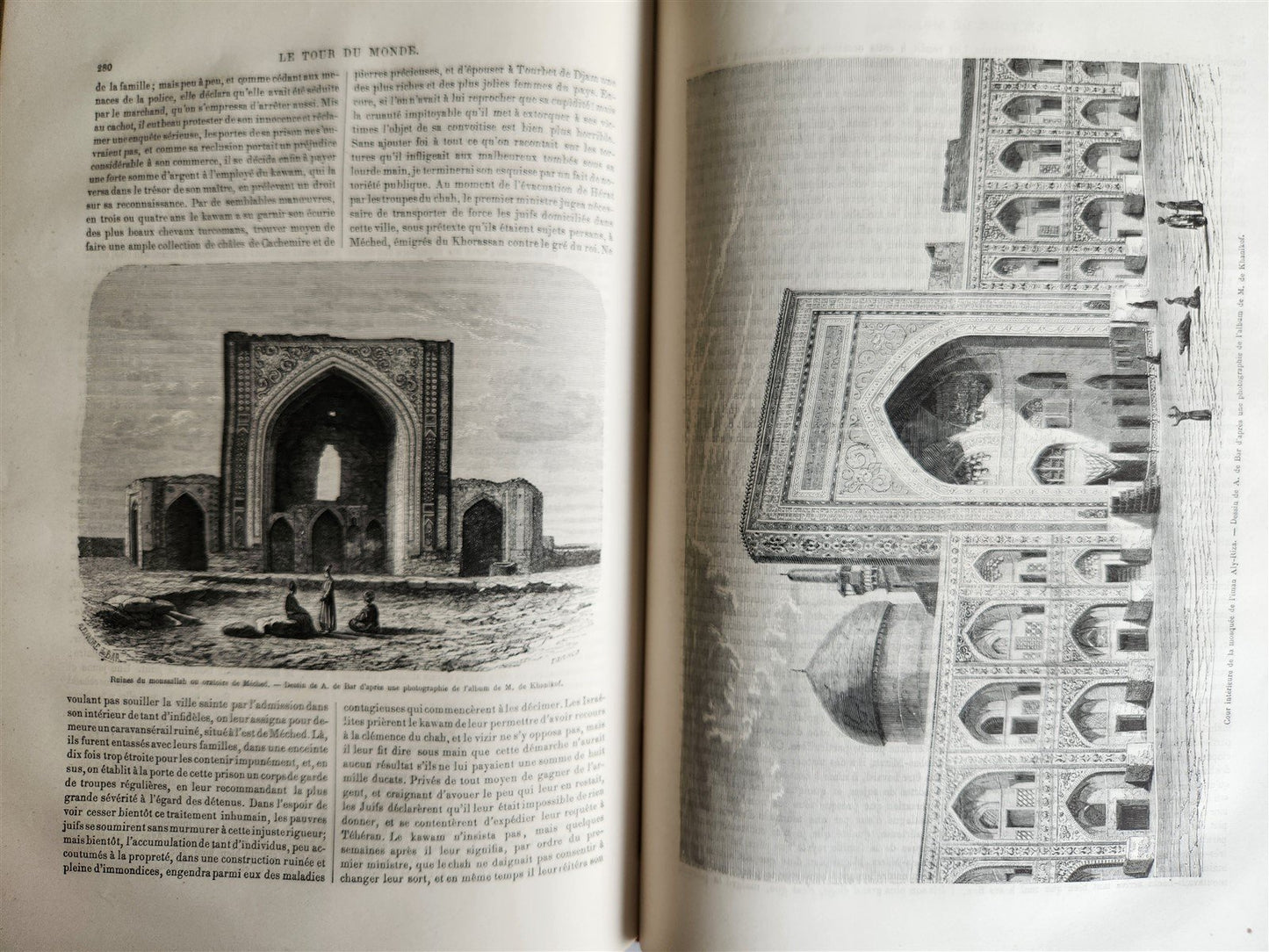 1861 HISTORY VOYAGES ILLUSTRATED antique CENTRAL ASIA AFGHANISTAN BRAZIL RUSSIA