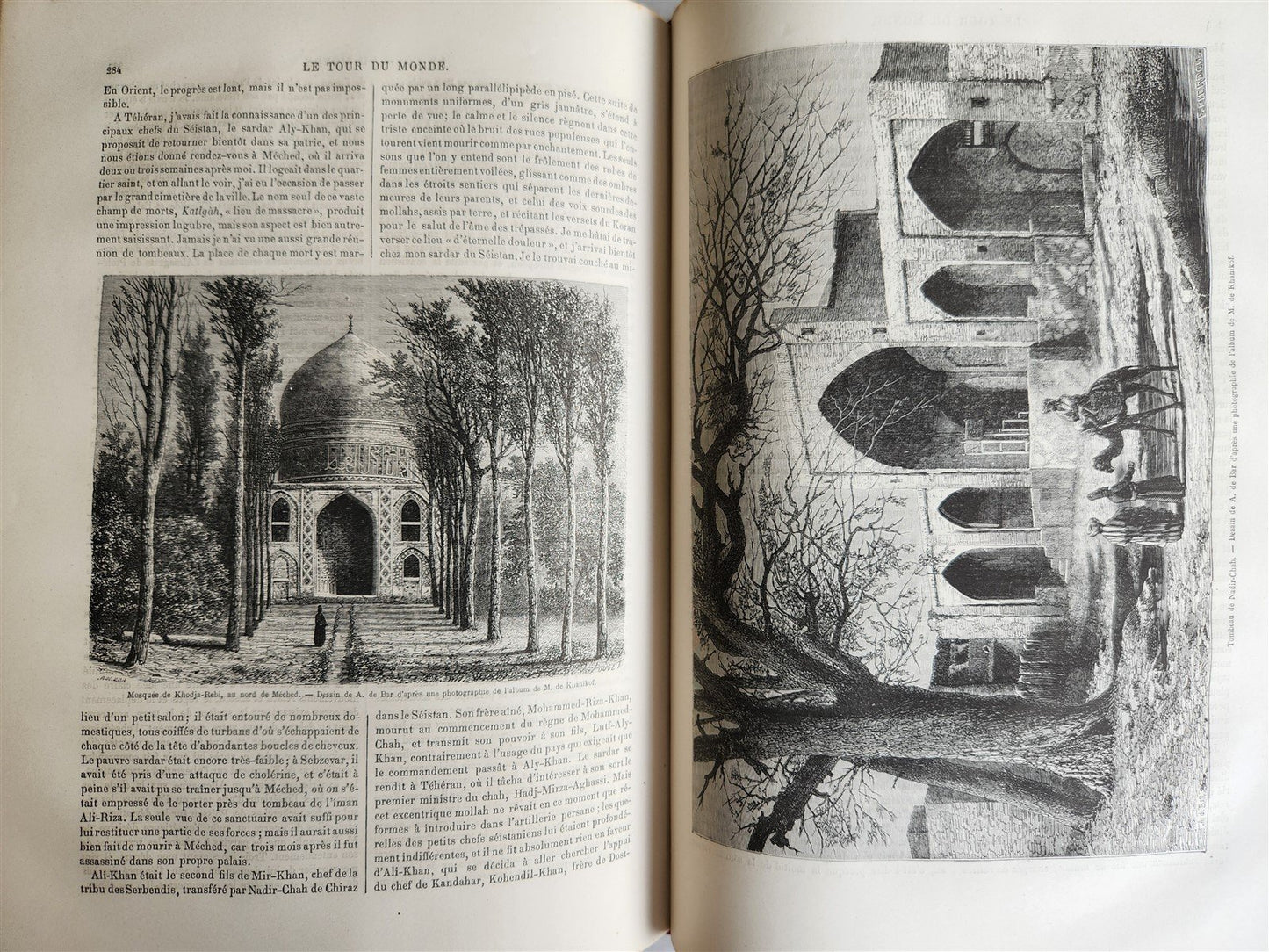 1861 HISTORY VOYAGES ILLUSTRATED antique CENTRAL ASIA AFGHANISTAN BRAZIL RUSSIA