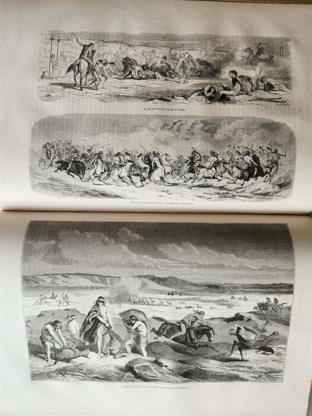 1861 HISTORY VOYAGES ILLUSTRATED antique CENTRAL ASIA AFGHANISTAN BRAZIL RUSSIA