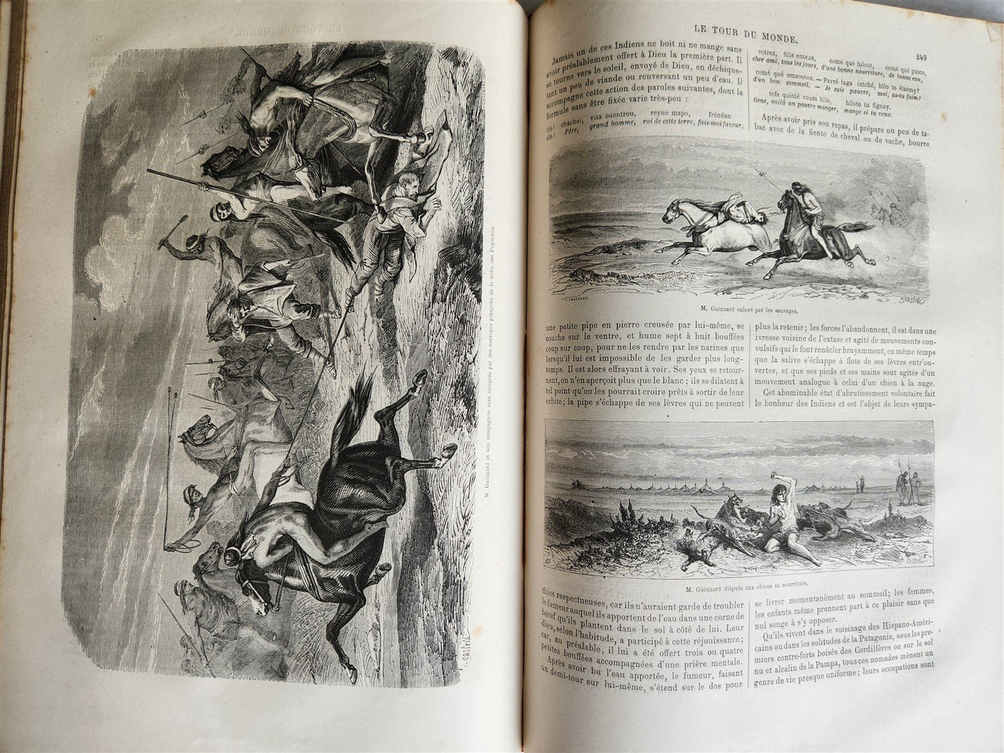 1861 HISTORY VOYAGES ILLUSTRATED antique CENTRAL ASIA AFGHANISTAN BRAZIL RUSSIA