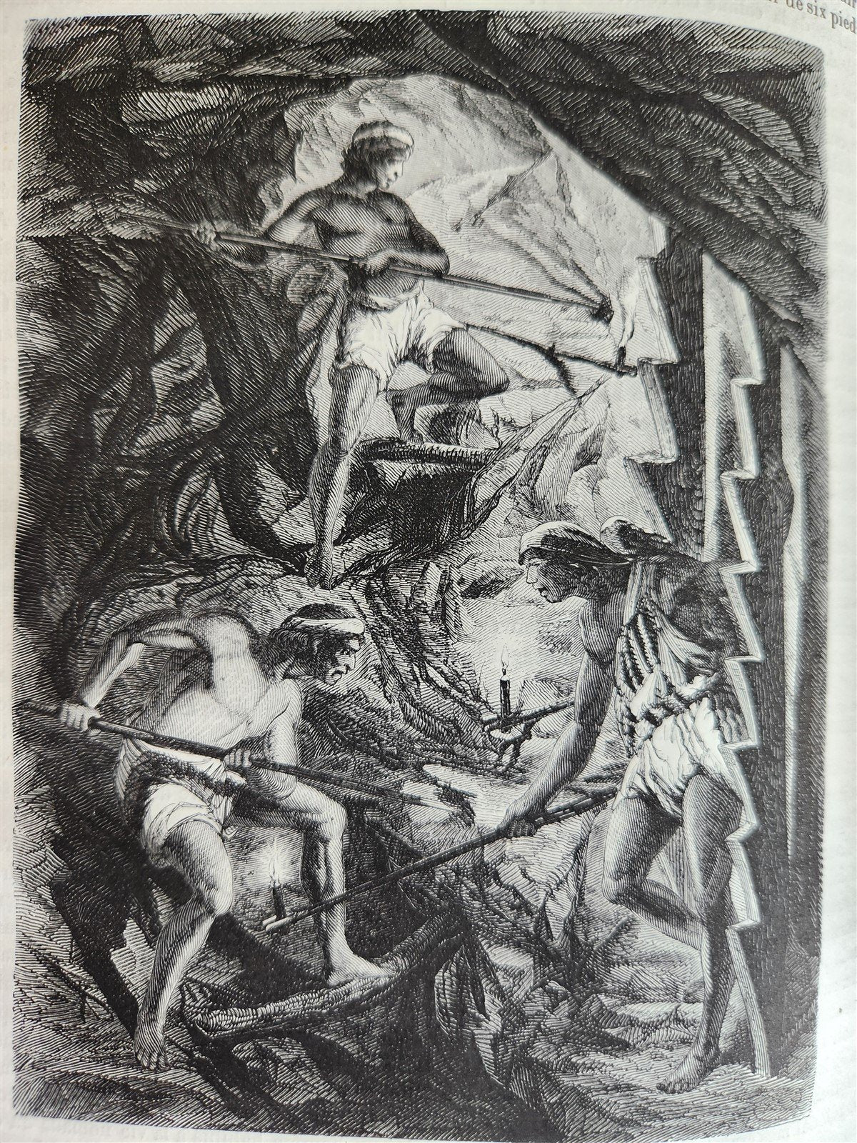 1861 HISTORY VOYAGES ILLUSTRATED antique CENTRAL ASIA AFGHANISTAN BRAZIL RUSSIA