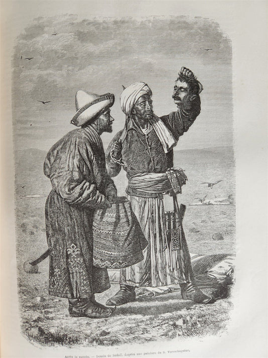 1873 HISTORY of VOYAGES ILLUSTRATED antique AFRICA JAPAN CENTRAL ASIA TURKESTAN