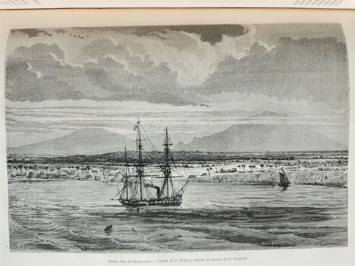 1875 HISTORY of VOYAGES ILLUSTRATED antique HAWAII INDIA AFRICA GREENLAND ITALY