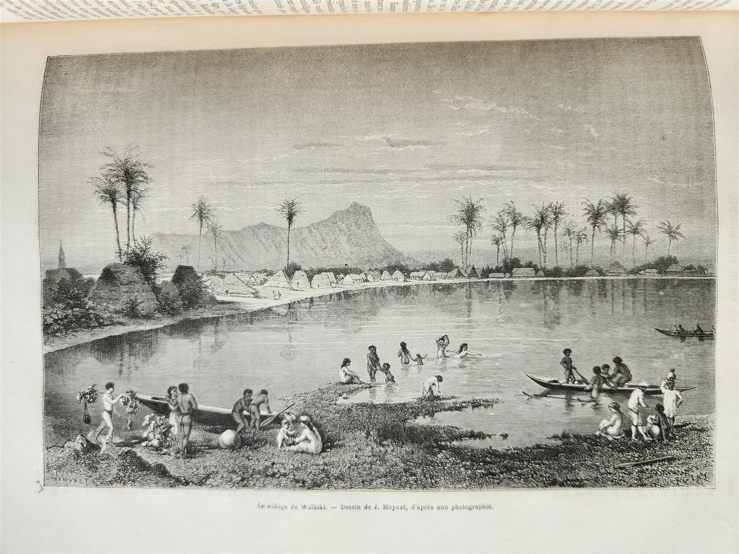 1875 HISTORY of VOYAGES ILLUSTRATED antique HAWAII INDIA AFRICA GREENLAND ITALY